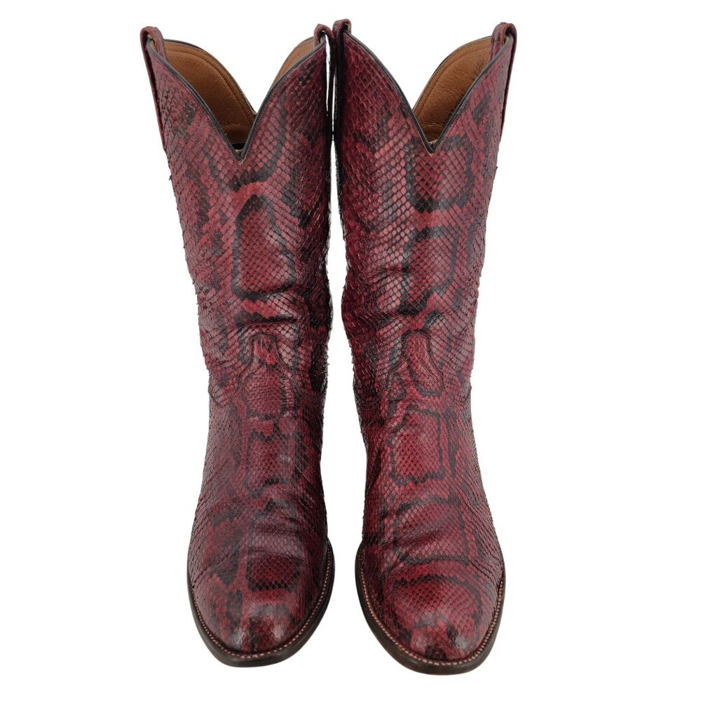 Lucchese San Antonio Full Burmese Python Mens 11.… - image 4